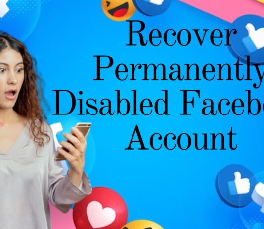 facebook account permanently disabled